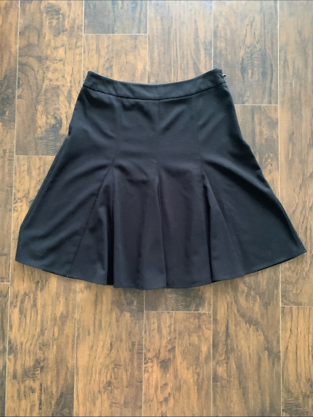 Emma James Black Circle Skirt with Flared Panels